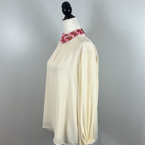 Choker Multi Strand Vintage 1950s with Round Oblong Beads & Gold Tone Hardware - Picture 10 of 15